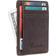 Travelambo Front Pocket Minimalist Slim Wallet - Coffee