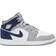 Nike Air Jordan 1 Mid GS - White/Wolf Grey/Midnight Navy