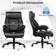 Costway Massage Black Office Chair 48.5"