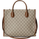 Gucci Supreme Small Tote Bag - Beige/Ebony