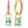 Sif Jakobs Womens 18k Gold Plated Roccanova 18ct Yellow-gold Sterling-silver and Zirconia Drop Earrings 18k gold plated