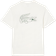 Lacoste Men's Contrast Branded Lounge T-Shirt - White