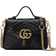 Gucci GG Marmont Mini Top Handle Bag - Black