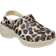 Crocs Classic Platform Graphic Clog - Bone/Leopard