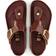 Birkenstock Gizeh Big Buckle Natural Leather Patent - High Shine Chocolate