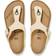 Birkenstock Gizeh Big Buckle Nubuk Leather - Ecru