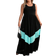 Shein VCAY Women's Plus Size Color Block Round Neck Sleeveless Dress
