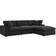 modway Commix Black Sofa 119" 4pcs 4 Seater