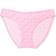 PINK Cotton Bikini Panty - Pink Bubble Laurel Print