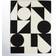 AllModern Dave Hand Geometric Rug Black, Beige 48x72"