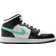 Nike Air Jordan 1 Mid GS - White/Black/Green Glow