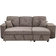 Simplie Fun Sectional Sofa Bed With Storage Grey Sofa 95" 3pcs 3 Seater