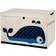 3 Sprouts Whale Toy Chest