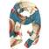 Ownsummer Baseball Pattern Elegant Silk Chiffon Scarf - Multicolor