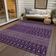 Addison Chantille Boho Morrocan Purple 96x120"