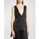 Proenza Schouler Liz Plunging Sleeveless Satin Top