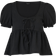 Gina Tricot Tie Front Top - Black