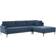 TOV Furniture Serena Blue Sofa 106.8" 3pcs 3 Seater