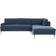 TOV Furniture Serena Blue Sofa 106.8" 3pcs 3 Seater