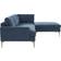 TOV Furniture Serena Blue Sofa 106.8" 3pcs 3 Seater