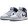 Nike Air Jordan 1 Mid GS - White/Wolf Grey/Midnight Navy