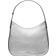 Michael Kors Kensington Large Metallic Leather Hobo Shoulder Bag - Silver