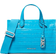 Michael Kors Gigi Small Crocodile Embossed Leather Messenger Bag - Santorini Blue