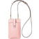 Michael Kors Saffiano Leather Smartphone Crossbody Bag - Powder Blush