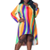 Shein Slayr Slayr Vacation Style Loose Printed Dress, Pride Month Rainbow Design