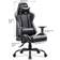 Homall Gaming Computer Office High Back Leather Gamer Desk Chair - Black