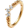 Pandora Regal Swirl Tiara Ring - Gold/Transparent