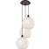 Innovations Lighting White Mouchette Oil Rubbed Bronze Pendant Lamp 12"