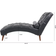 Simplie Fun Upholstered Black Lounge Chair 32.3"