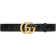 Gucci GG Marmont Matelasse Wide Belt - Black Leather