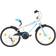 vidaXL Childrens Bicycle 20 Inches Blue/White Barnesykkel