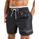 Calvin Klein Double Waistband Swim Shorts - Black