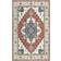 Alora Decor Conley Persian-Style Multicolor, Red 60x90"