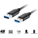 Nördic USB3-206 5Gbps 3.1 USB A - USB A M-M 0.5m