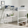 Hillsdale Furniture Full Caspian Loft Bed with Hanging Nightstand 57x79.1"