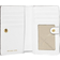 Michael Kors Empire Medium Crocodile Embossed Patent Leather Wallet - Optic White