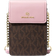 Michael Kors Jet Set Charm Small Signature Logo Smartphone Crossbody Bag - Royal Pink