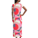 Chico's Travelers Classic Abstract Maxi Dress - Watermelon Punch