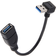 Nördic USB3-103 5Gbps USB A 3.1 - USB A 3.0 Angled Adapter M-F