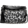 Michael Kors Slater Medium Leopard Logo Sling Pack - Black Combo