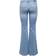 Only Tiger Low Waist Wide Flared Jeans - Blue/Light Blue Denim