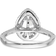 Gem & Harmony Lab-Grown Pear Engagement Ring - White Gold/Diamonds