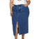 Only Curvy Denim Skirt - Blue/Medium Blue Denim