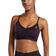 Gymshark Ruched Sports Bra - Plum Brown