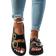 Shein Sandals Women Buckle, Decorated Platform, Comfortable and Versatile for Summer