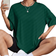 Shein EZwear Solid Color Round Neck Drop Shoulder T-Shirt